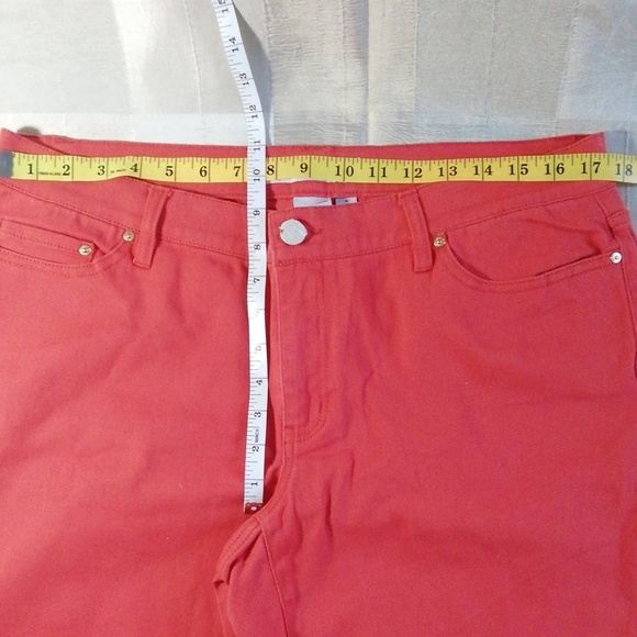 G by Giuliana Rancic tangerine jeans size 16 NWOT - Picture 3 of 6